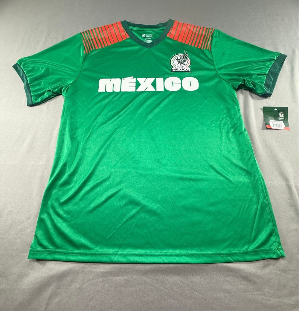 Mexico Soccer Jersey Men’s Medium Green Official Licensed NWT Futbol blokecore